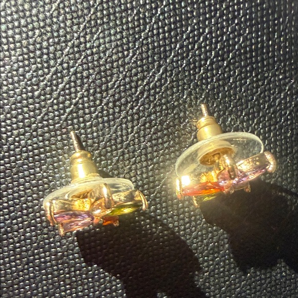 Pretty Bird Vibrant Floral Earrings - Picture 2 of 3